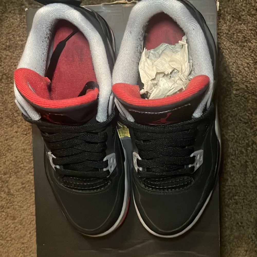 Air Jordan 4 Retro black/cement grey (2019)- GS 5.5